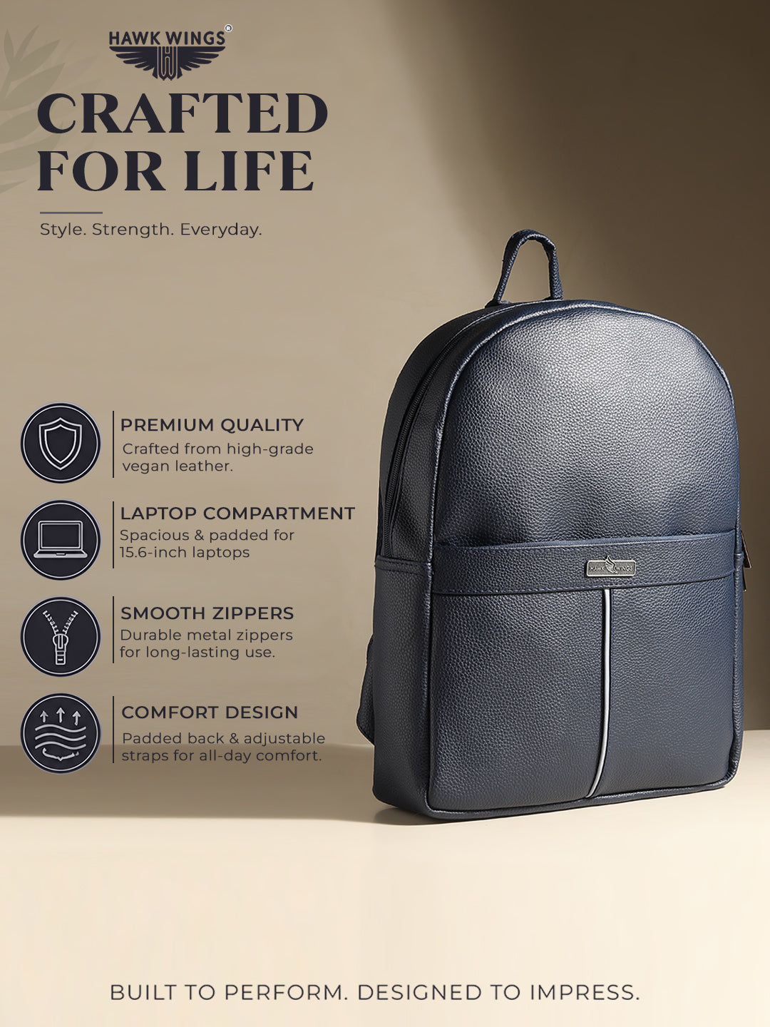 Monaco Blue Backpack – HAWK WINGS