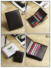 Notebook Wallet for Men Classic RFID Genuine Leather - HW 2204