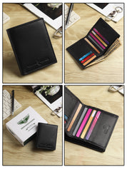 Notebook Wallet for Men Classic RFID Genuine Leather - HW 2204