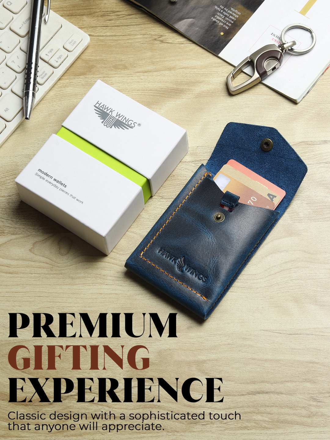 SmartFlip PRO Genuine Leather Wallet – Slim Card Holder with Cash Compartment