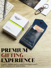 SmartFlip PRO Genuine Leather Wallet – Slim Card Holder with Cash Compartment
