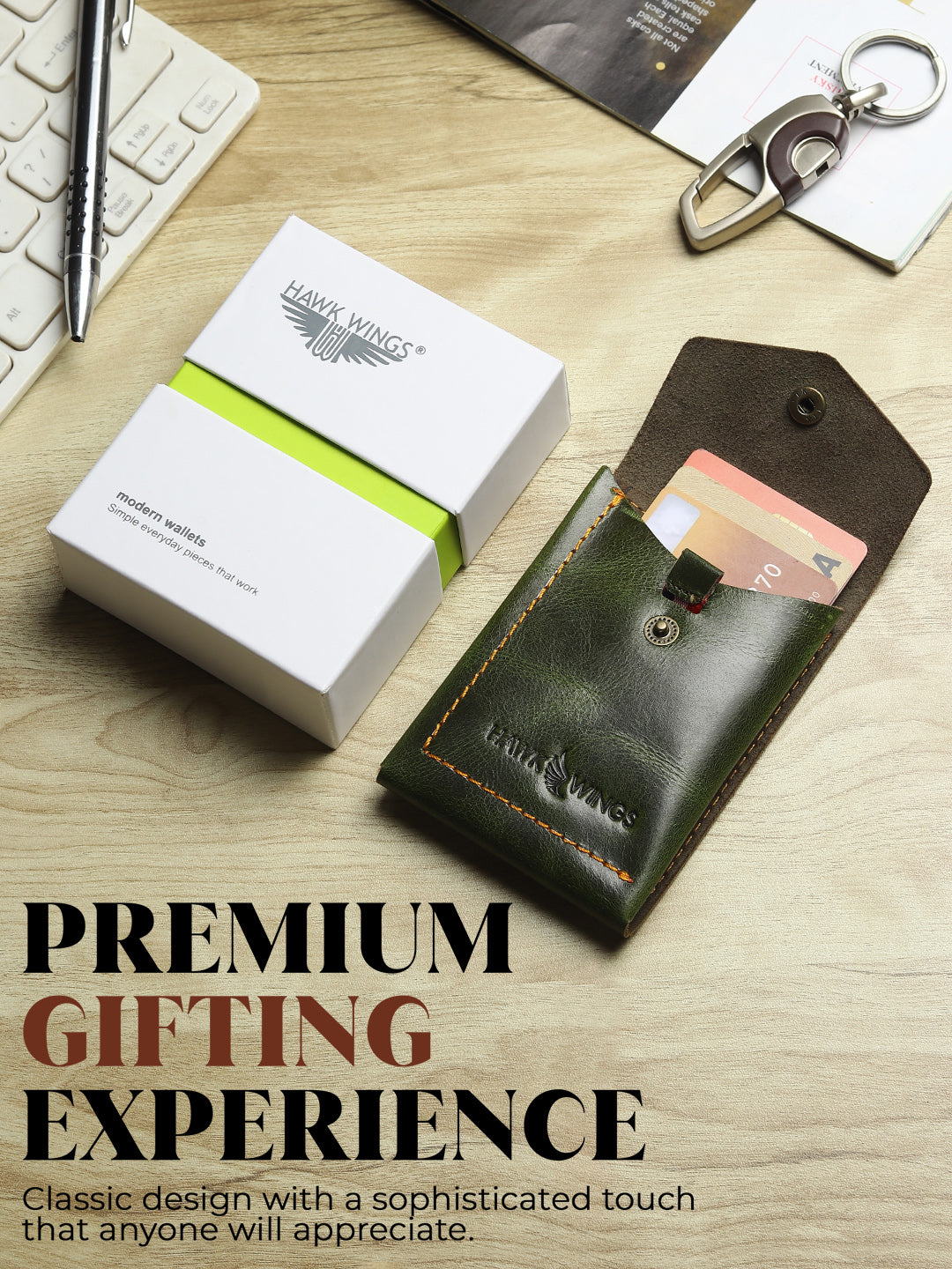 SmartFlip PRO Genuine Leather Wallet – Slim Card Holder with Cash Compartment