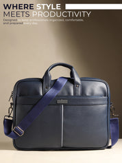 Monaco Blue – Executive Laptop Bag