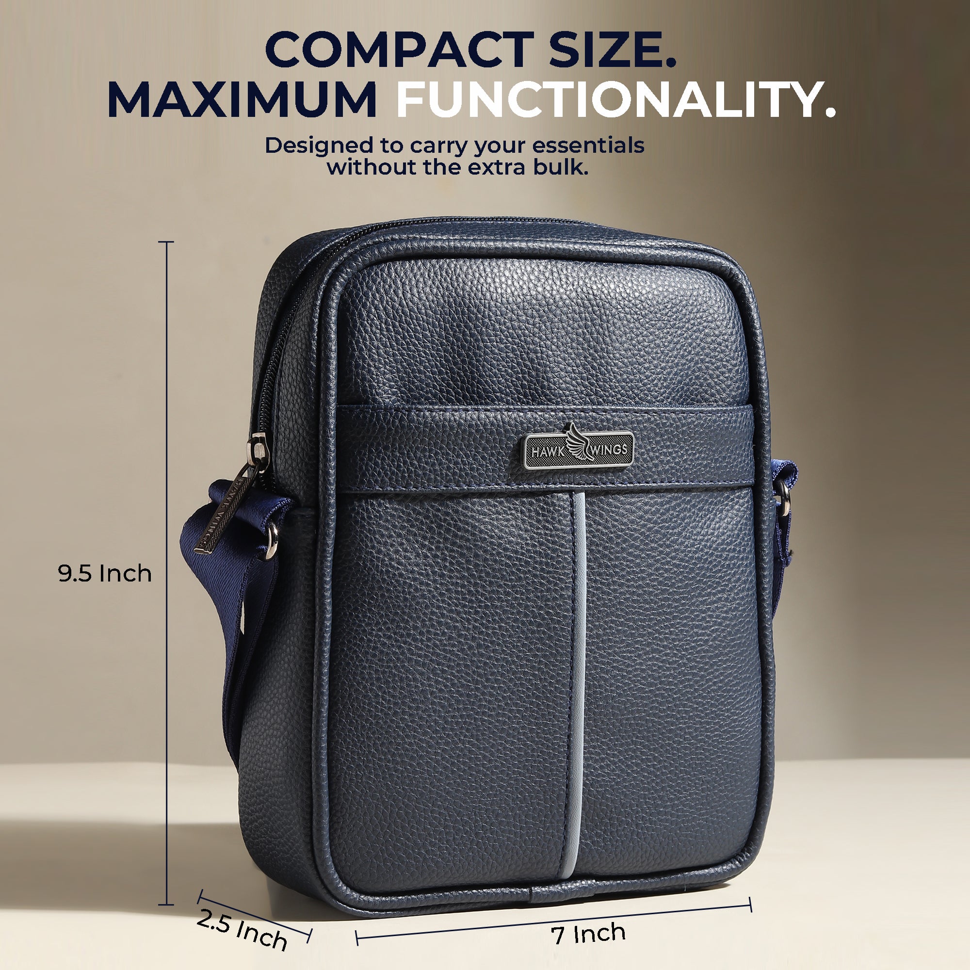 Monaco Blue – Premium Sling Bag