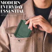 SmartFold Wallet – Leather RFID  Card Holder