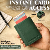 SmartFold Wallet – Leather RFID  Card Holder