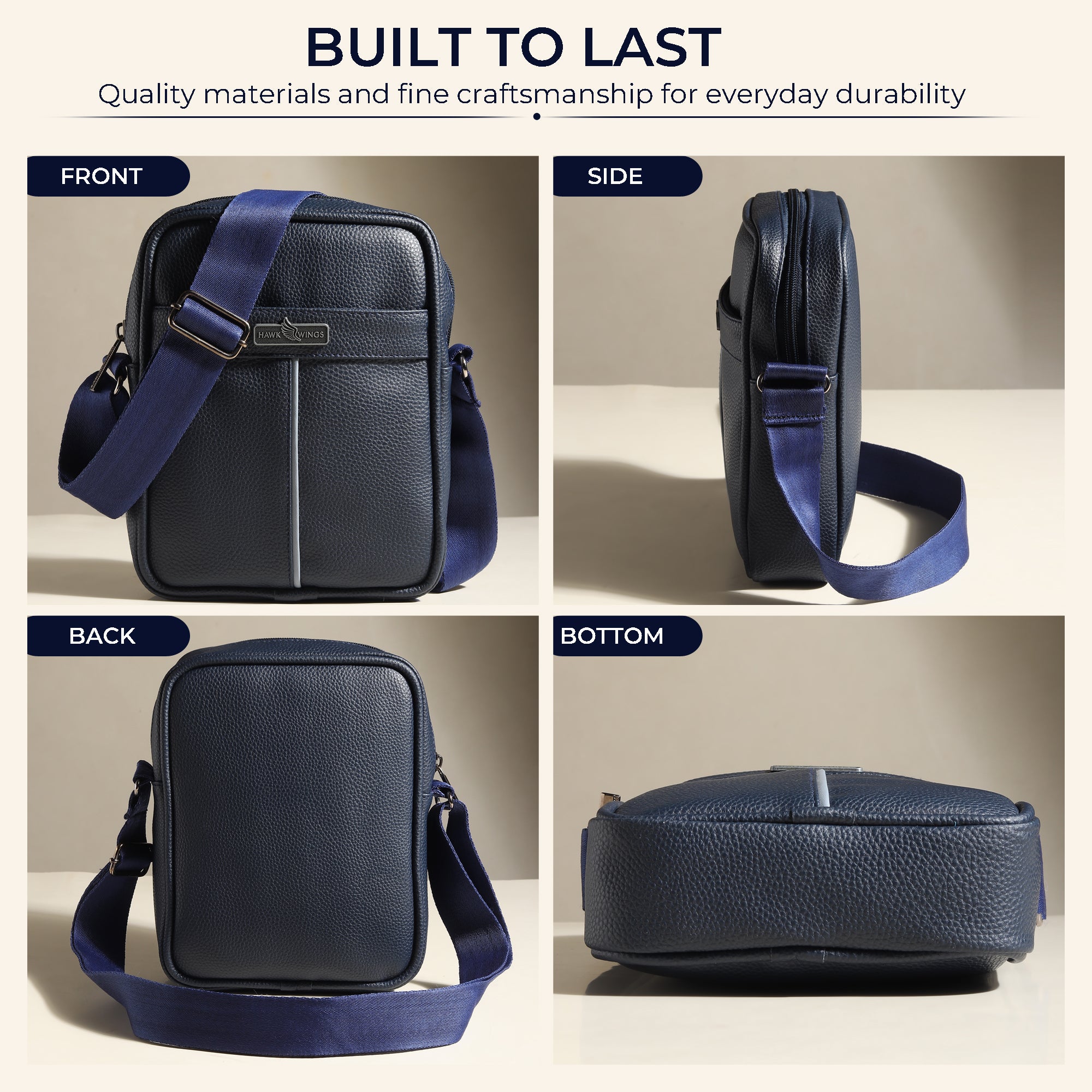 Monaco Blue – Premium Sling Bag