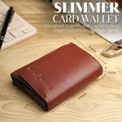 SmartFold Wallet – Leather RFID  Card Holder