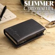 SmartFold Pro Wallet – Leather RFID  Card Holder