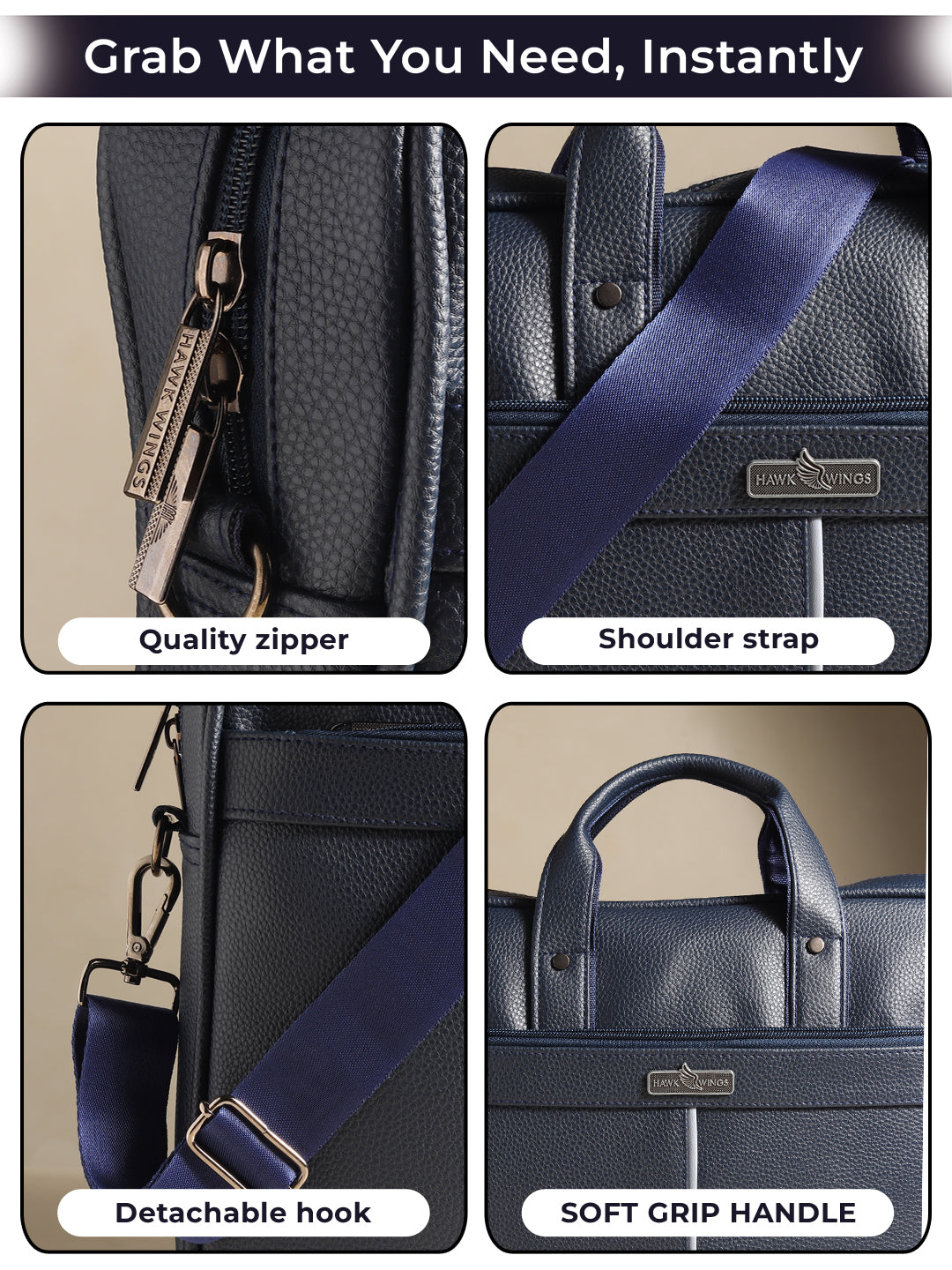 Monaco Blue – Executive Laptop Bag