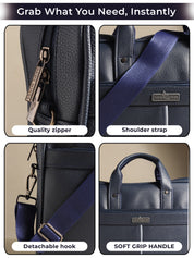 Monaco Blue – Executive Laptop Bag