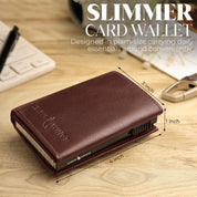 SmartFold Pro Wallet – Leather RFID  Card Holder