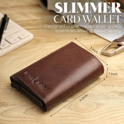 SmartFold Wallet – Leather RFID  Card Holder