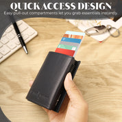 SmartFold Pro Wallet – Leather RFID  Card Holder
