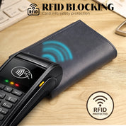 SmartFold Wallet – Leather RFID  Card Holder
