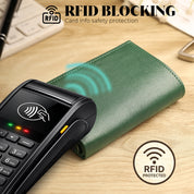 SmartFold Wallet – Leather RFID  Card Holder