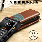 SmartFold Pro Wallet – Leather RFID  Card Holder