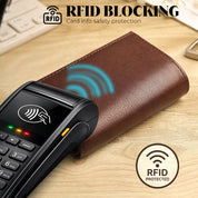 SmartFold Wallet – Leather RFID  Card Holder