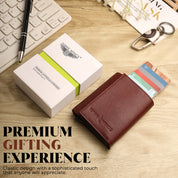SmartFold Wallet – Leather RFID  Card Holder