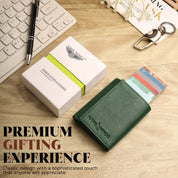 SmartFold Wallet – Leather RFID  Card Holder