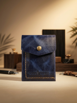SmartFlip Genuine Leather Wallet – Slim Card Holder with Cash Compartment