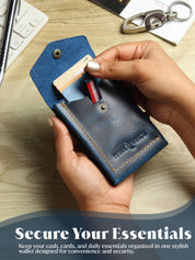 SmartFlip PRO Genuine Leather Wallet – Slim Card Holder with Cash Compartment