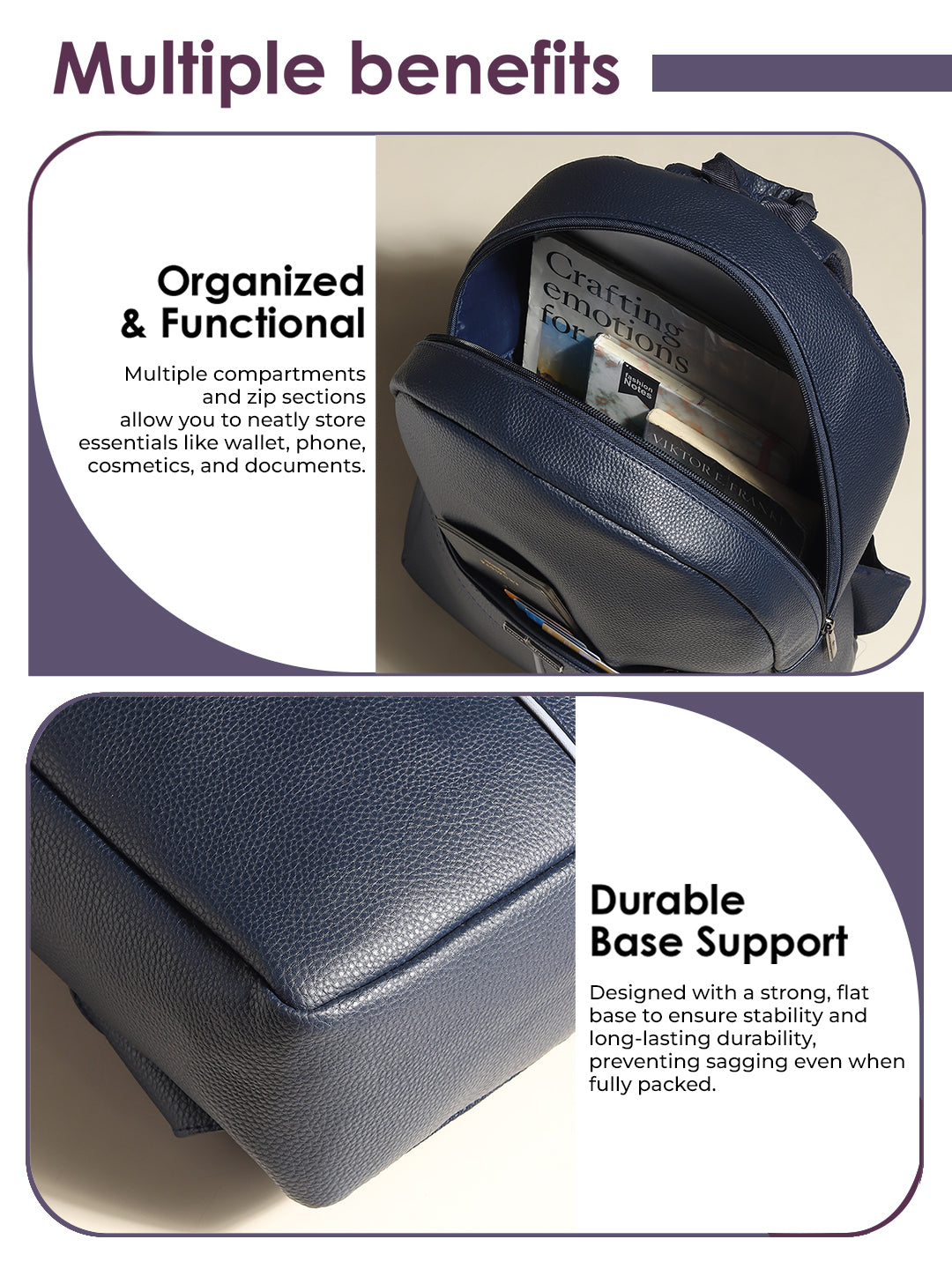 Monaco Blue Backpack