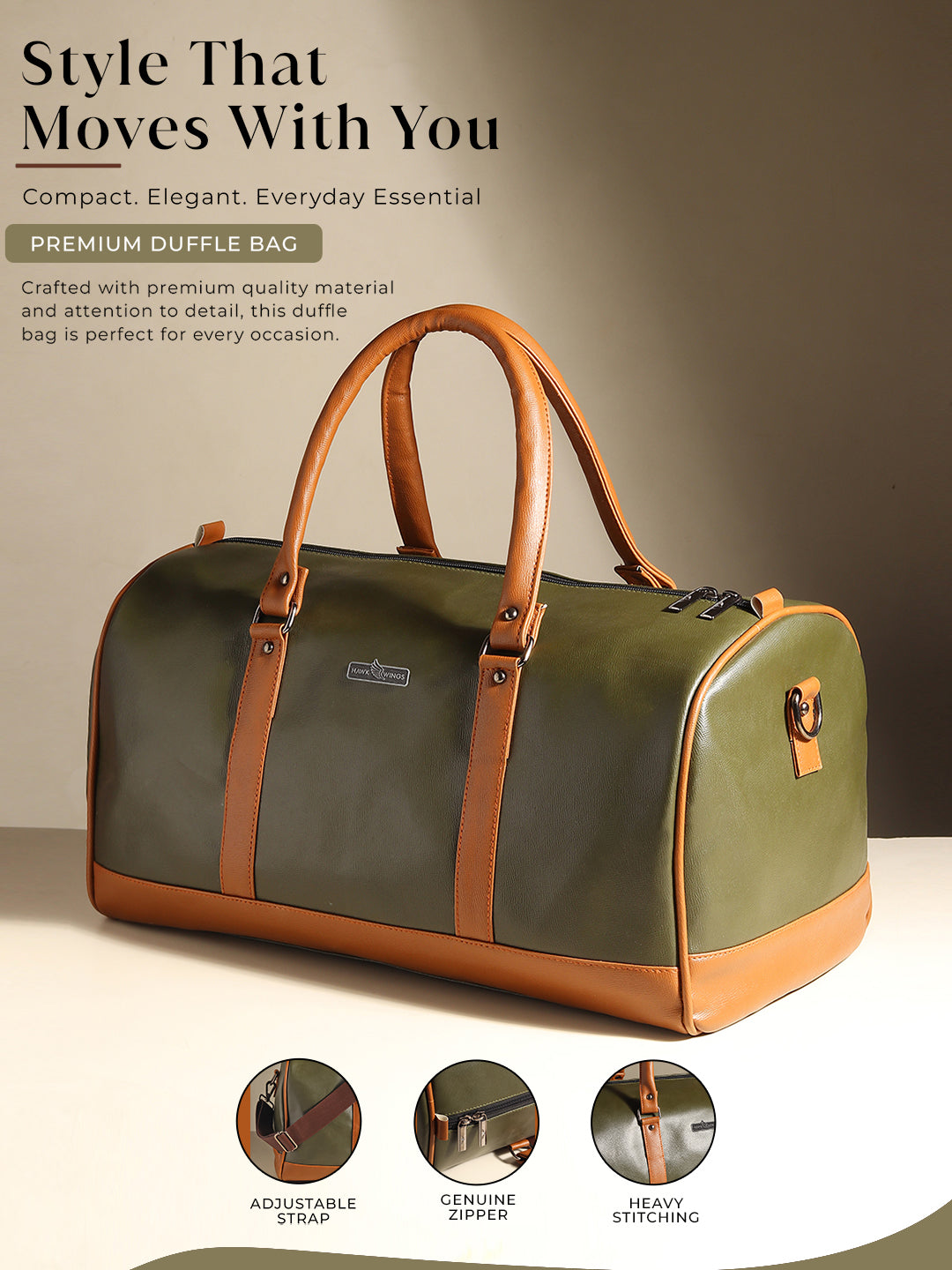 Geneva – Luxury Weekender Duffle Bag
