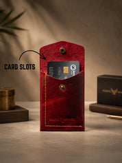 SmartFlip Genuine Leather Wallet – Slim Card Holder with Cash Compartment