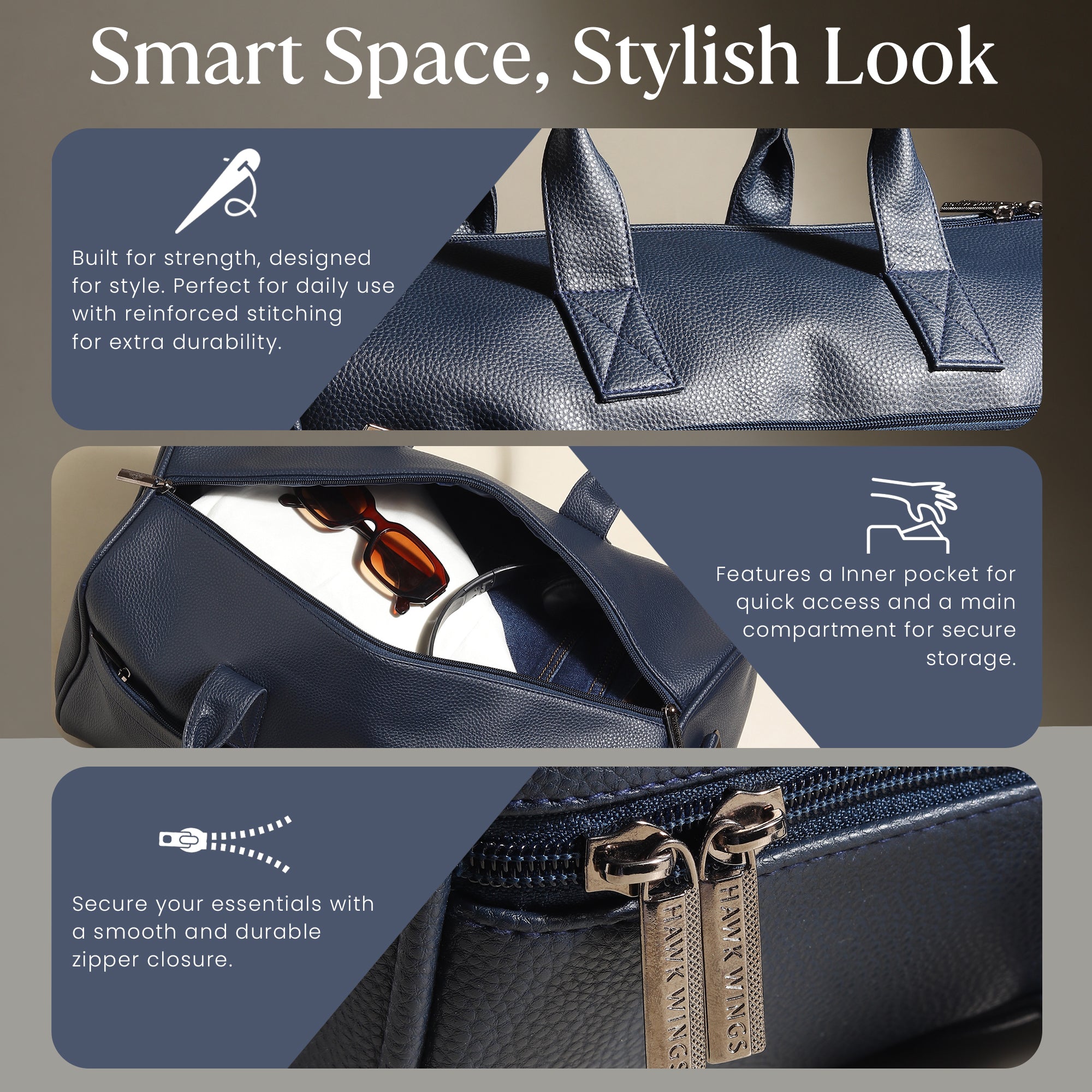 Monaco Blue – Premium Travel Duffle Bag