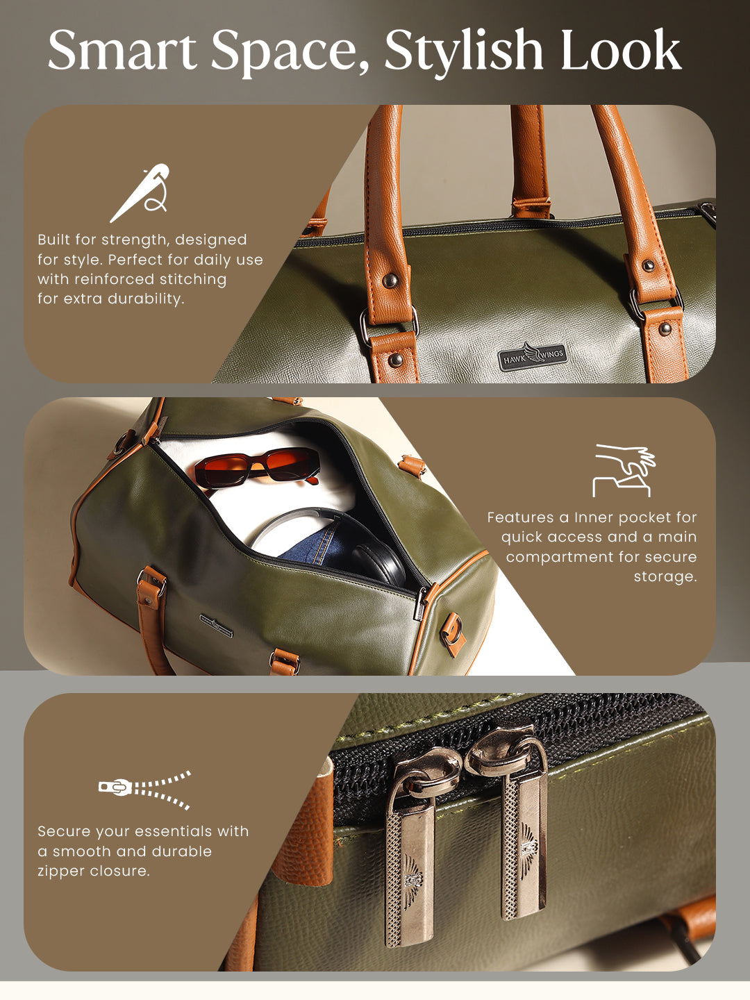 Geneva – Luxury Weekender Duffle Bag