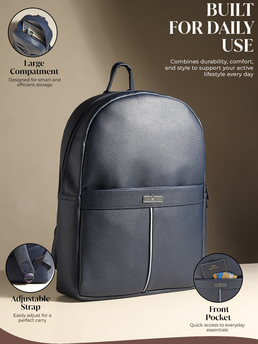 Monaco Blue Backpack