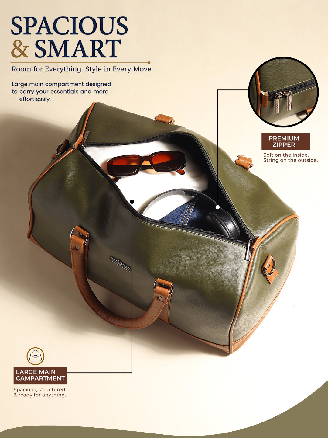 Geneva – Luxury Weekender Duffle Bag
