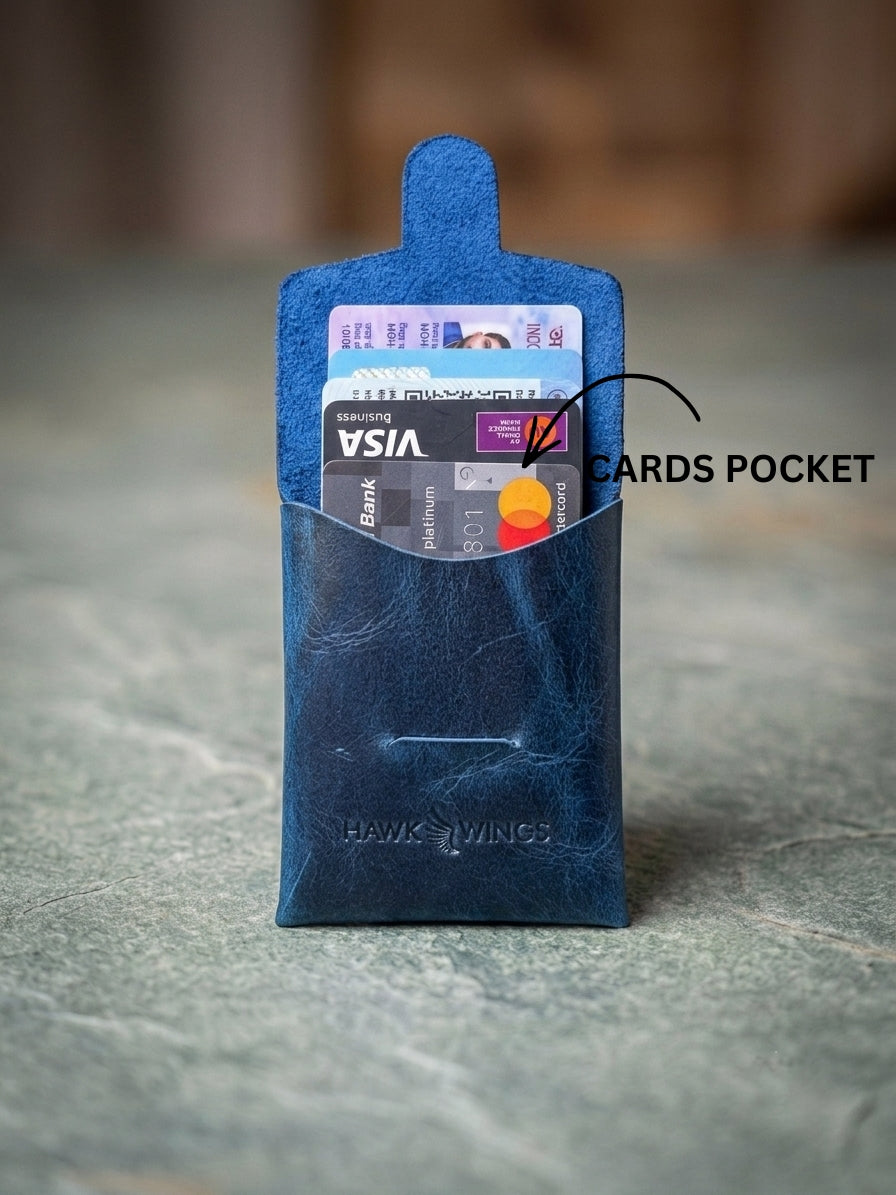 Urban mini Card Holder - genuine leather