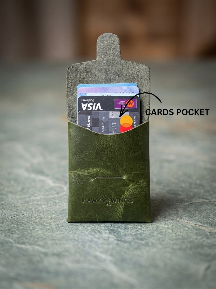 Urban mini Card Holder - genuine leather