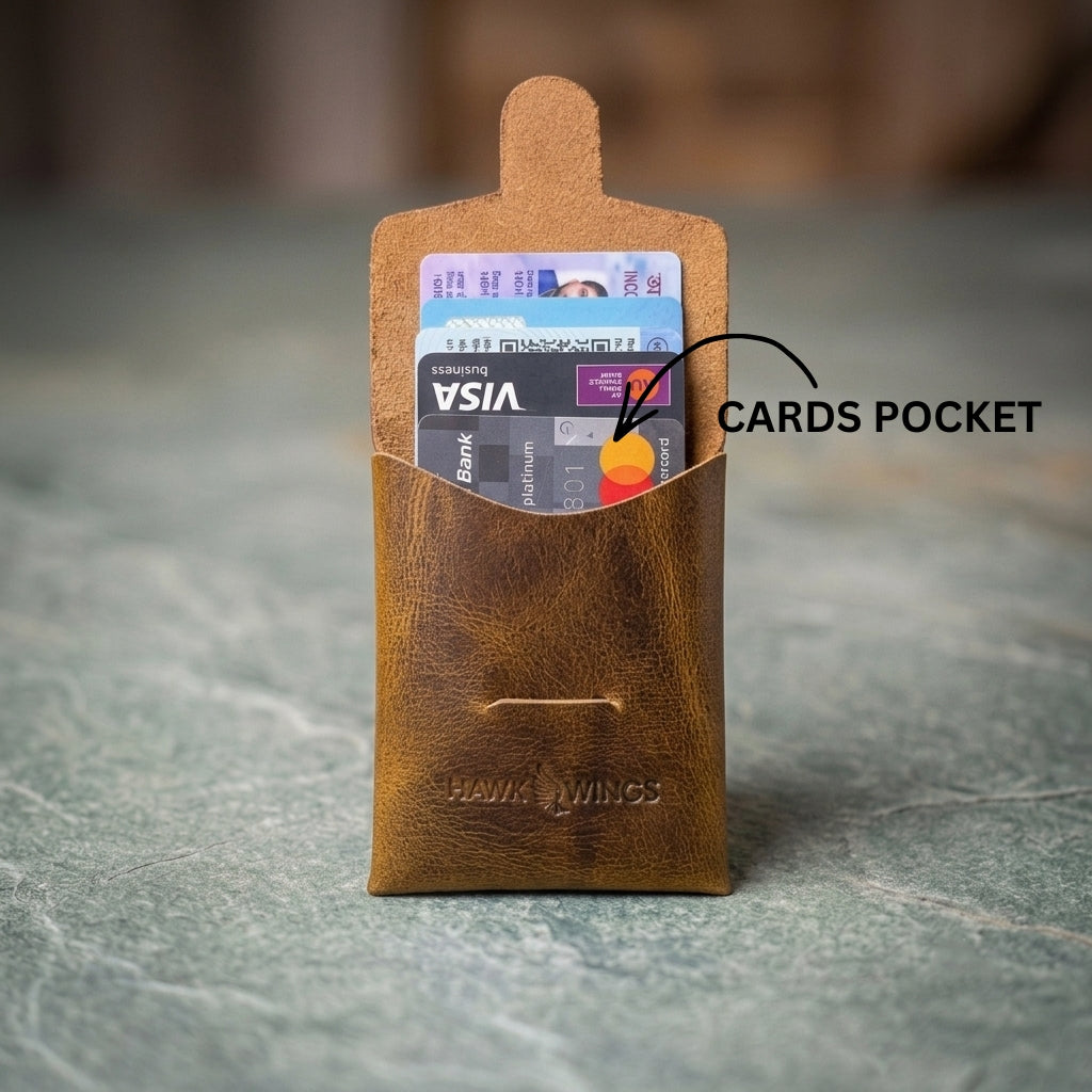 Urban mini Card Holder - genuine leather