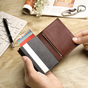 SmartFold Pro Wallet – Leather RFID  Card Holder