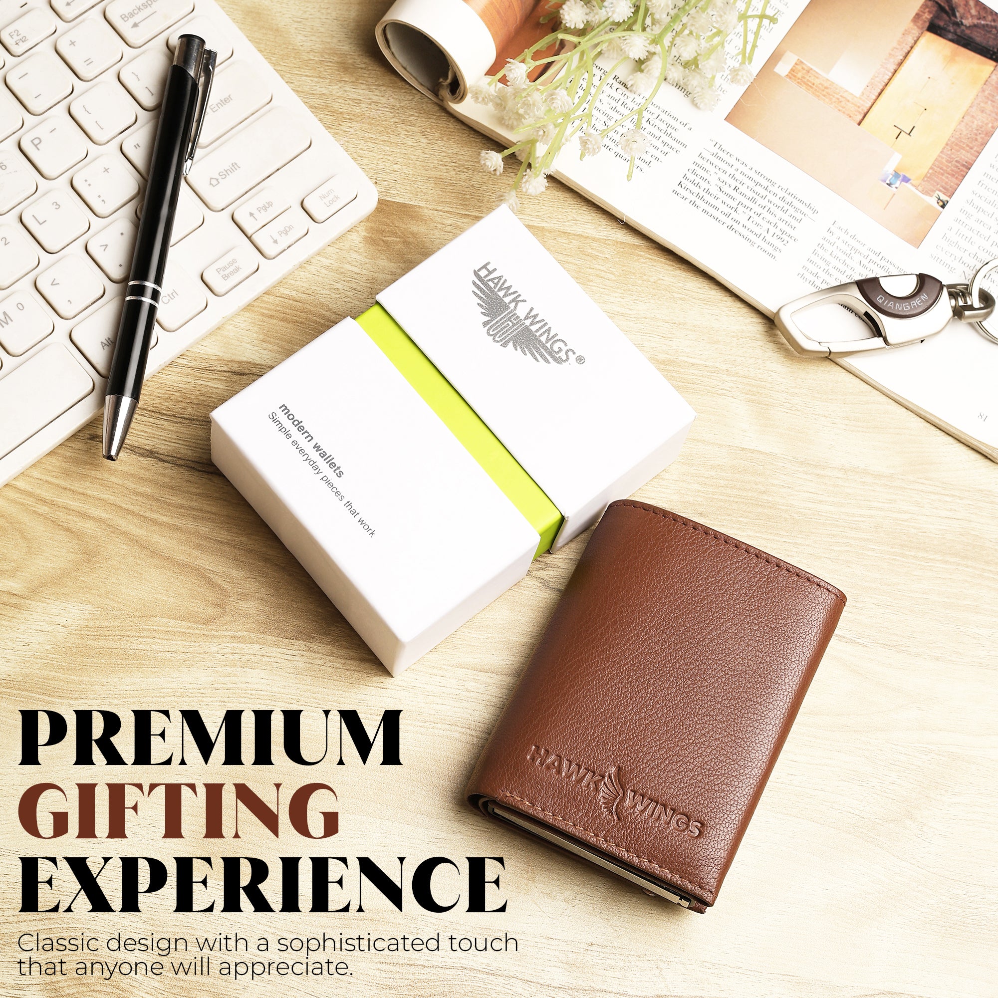 SmartFold Pro Wallet – Leather RFID  Card Holder