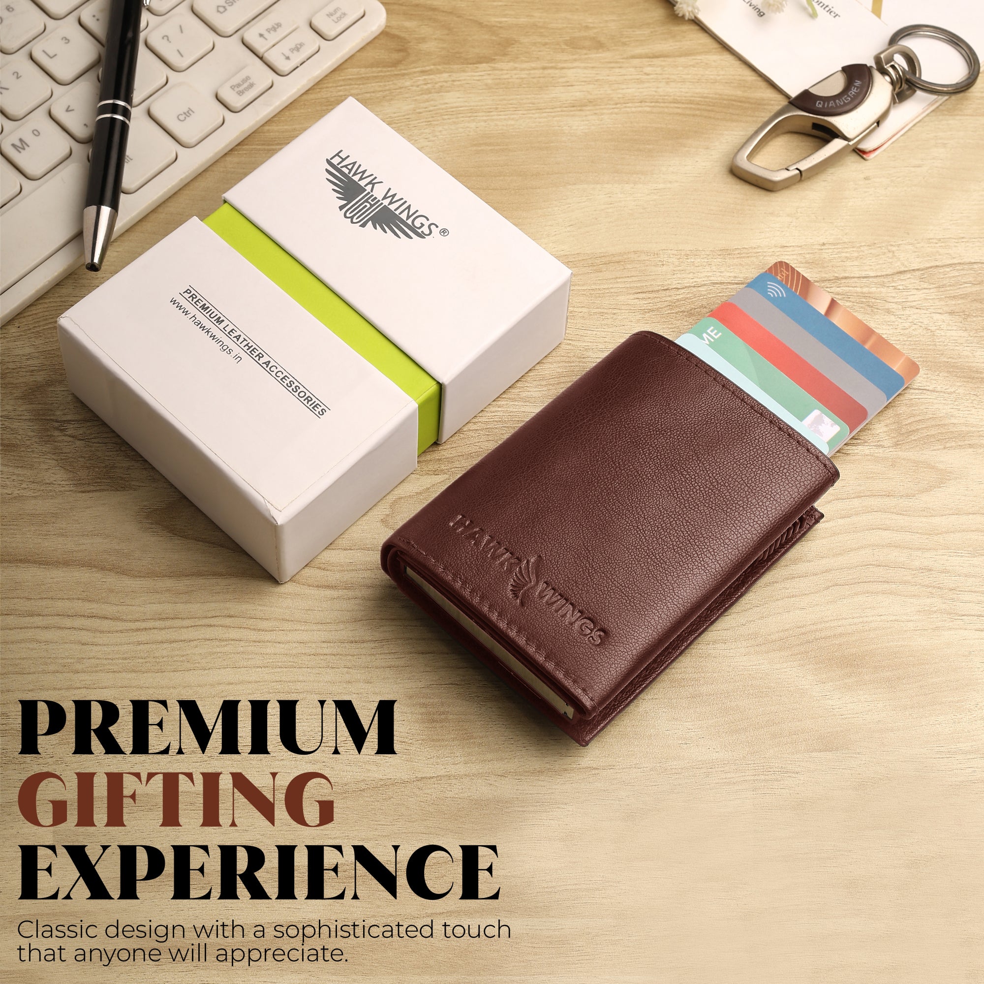 SmartFold Pro Wallet – Leather RFID  Card Holder