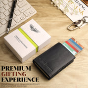 SmartFold Pro Wallet – Leather RFID  Card Holder