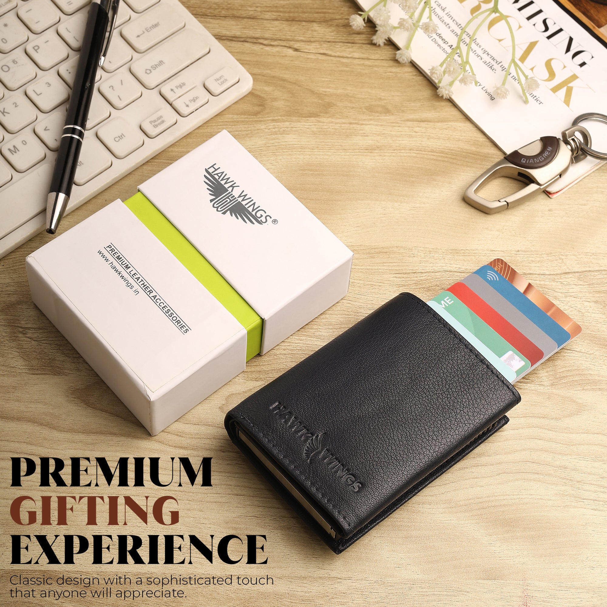 SmartFold Pro Wallet – Leather RFID  Card Holder