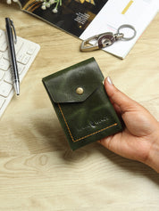 SmartFlip PRO Genuine Leather Wallet – Slim Card Holder with Cash Compartment