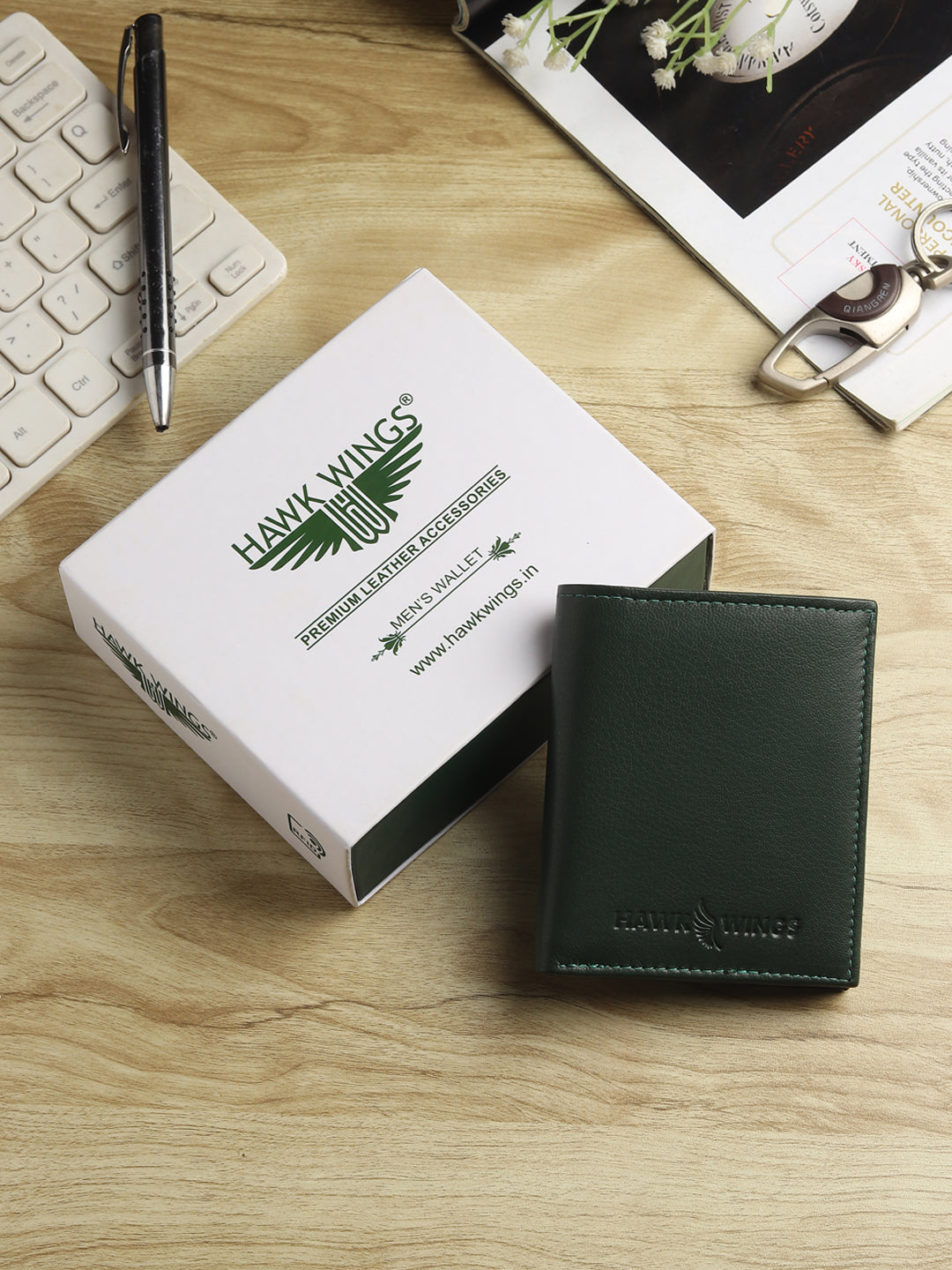 Notebook Wallet for Men Classic RFID Genuine Leather - HW 2204