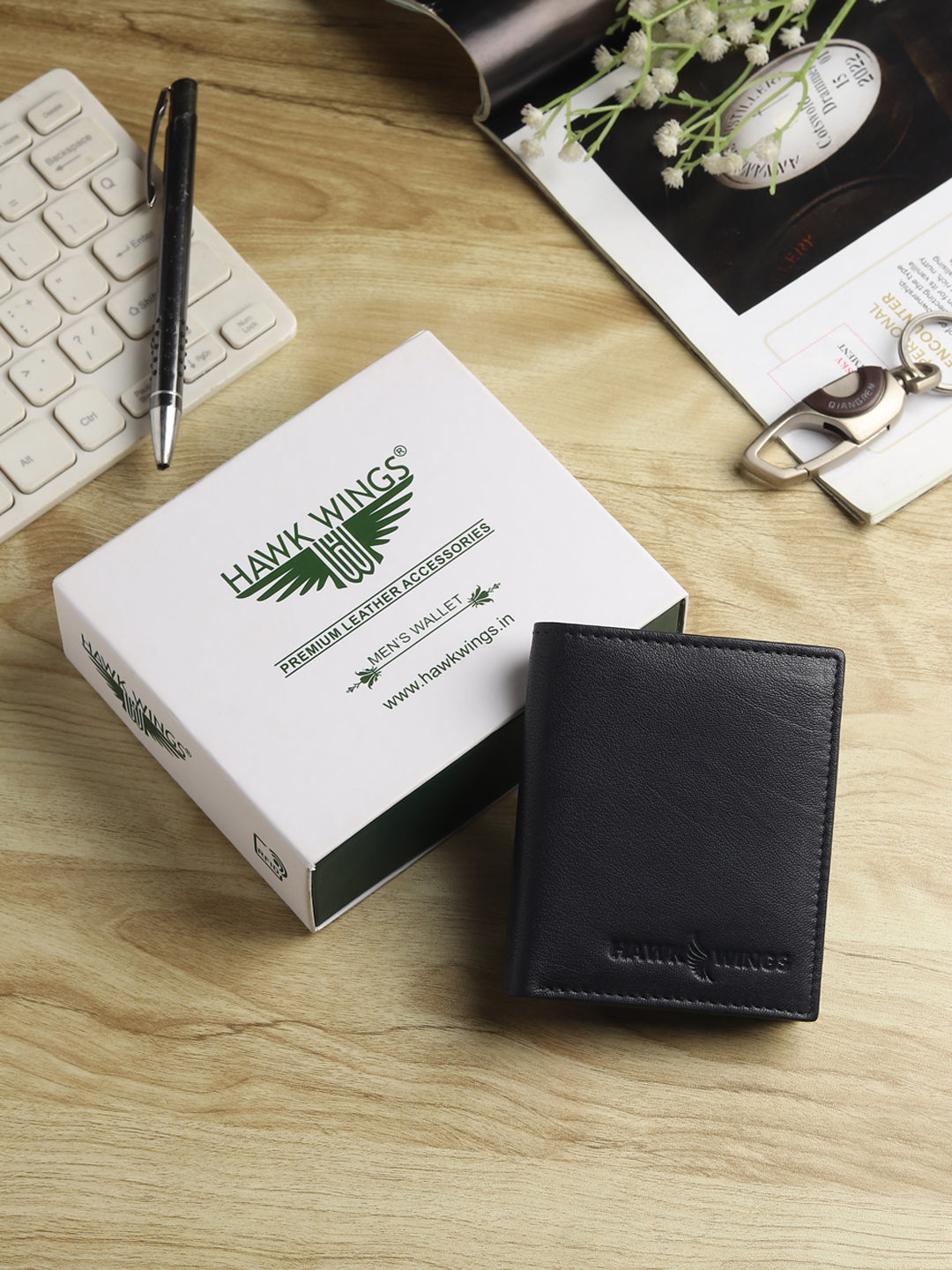 Notebook Wallet for Men Classic RFID Genuine Leather - HW 2204