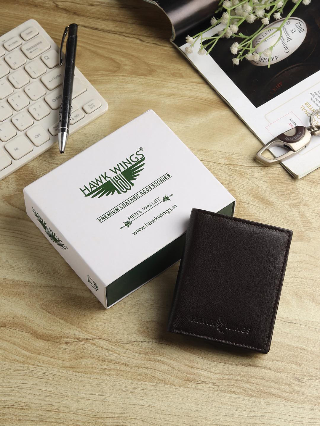 Notebook Wallet for Men Classic RFID Genuine Leather - HW 2204
