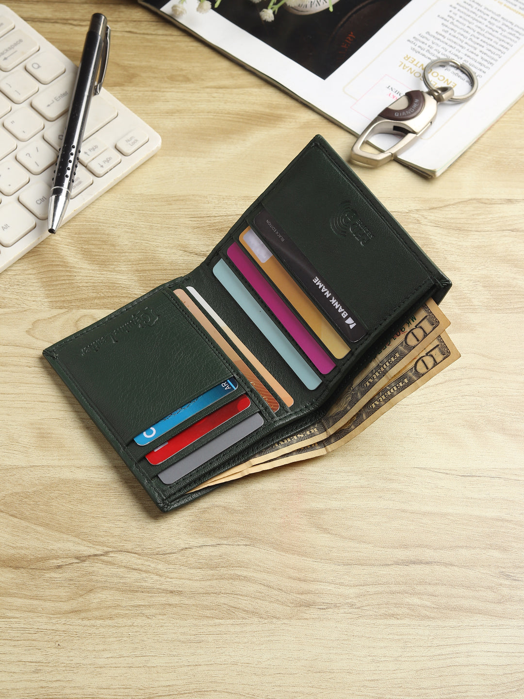 Notebook Wallet for Men Classic RFID Genuine Leather - HW 2204