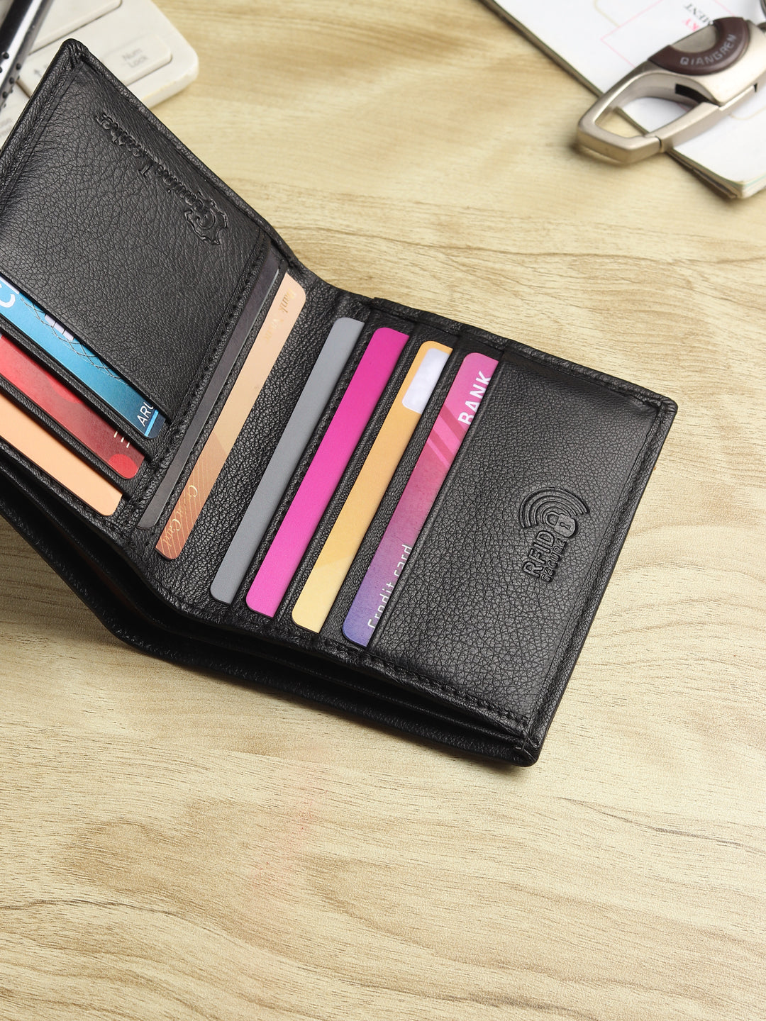 Notebook Wallet for Men Classic RFID Genuine Leather - HW 2204