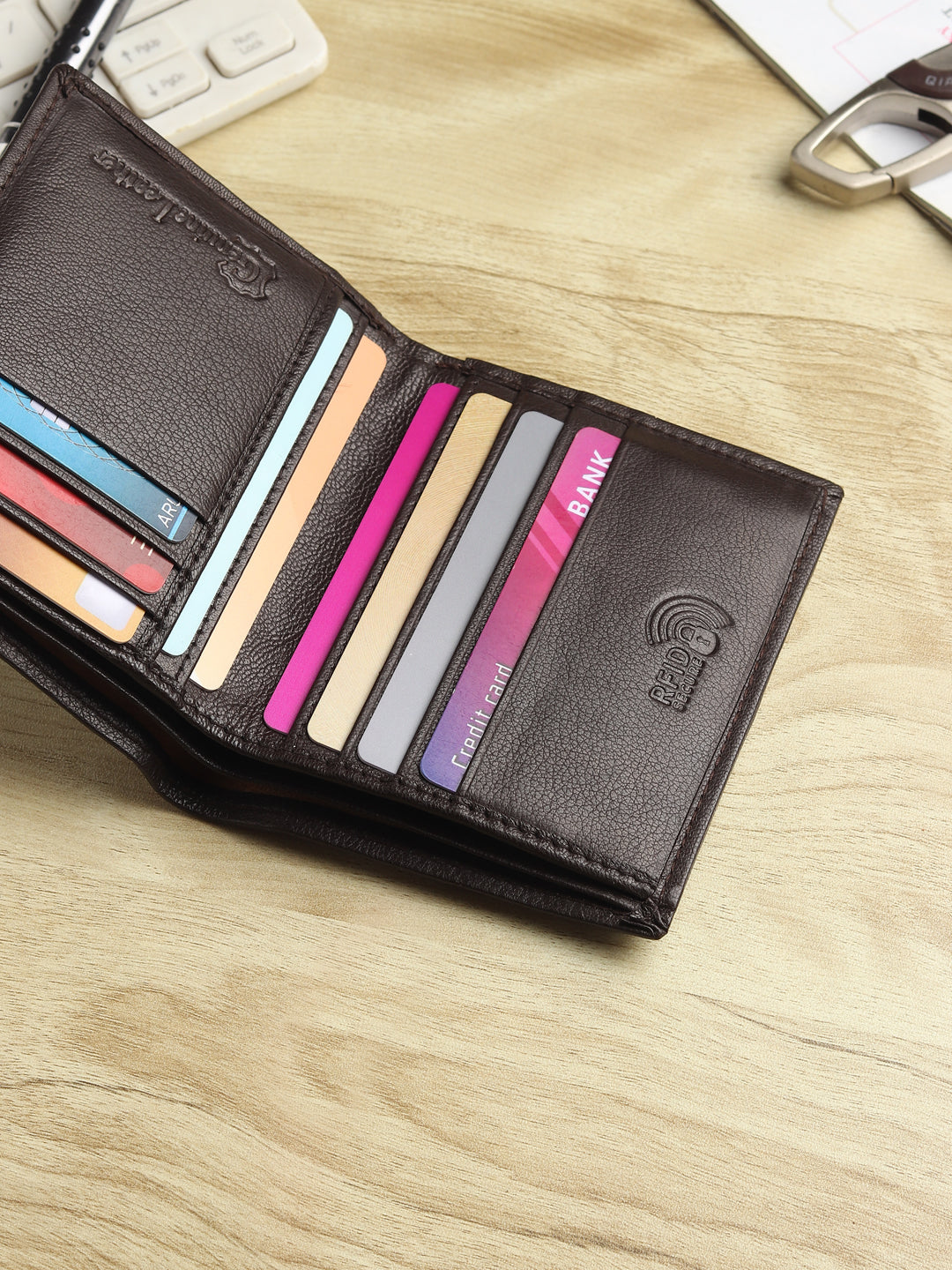 Notebook Wallet for Men Classic RFID Genuine Leather - HW 2204