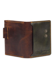 Legacy Notebook Wallet Genuine Leather –  Vertical style Card Holder