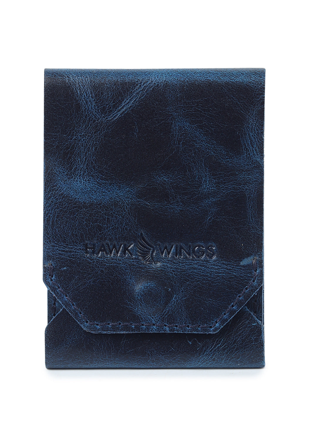 Vintage Snap Genuine Leather Wallet – Slim Card Holder with Cash Compartment